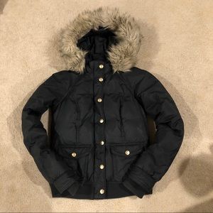 ***SOLD***Juicy Couture Black Puffy Coat